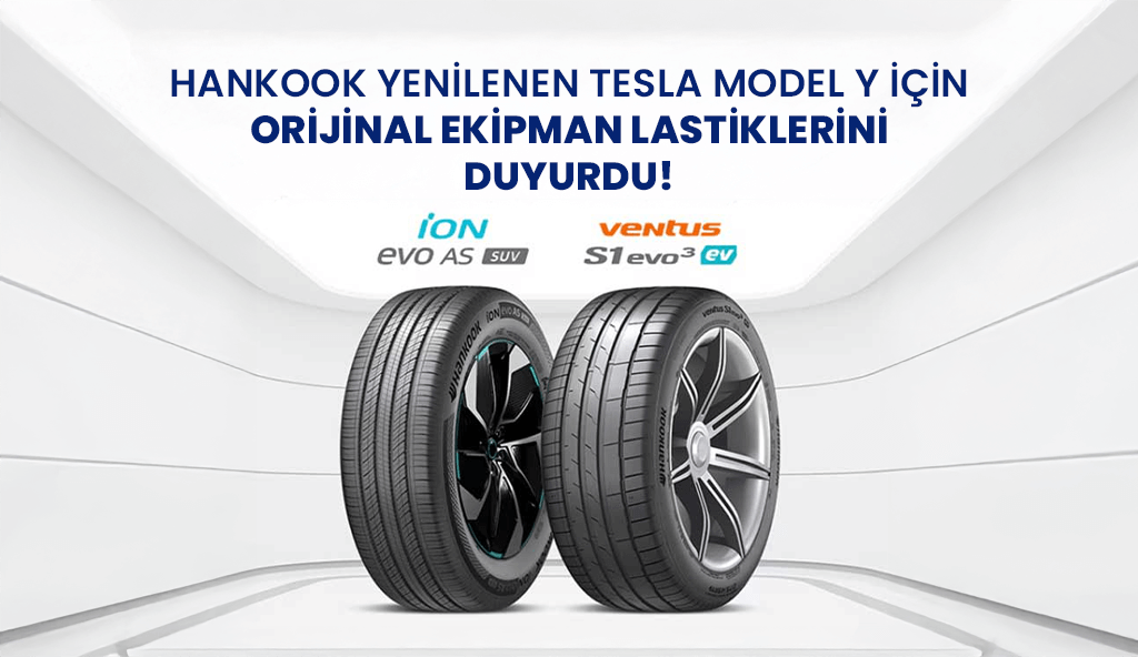 Hankook, Yenilenen Tesla Model Y İçin Orijinal Ekipman Lastik Sağlayıcısı Oldu Blog 2025 hankook tesla model y lastik Hankook, Yenilenen Tesla Model Y İçin Orijinal Ekipman Lastik Sağlayıcısı Oldu
