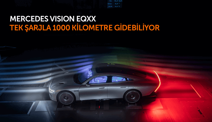 Mercedes Vision EQXX Tek Şarjla 1000 Kilometre Gidebiliyor Mercedes Vision EQXX Tek Şarjla 1000 Kilometre Gidebiliyor