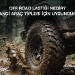 off road lastigi nedir hangi araclara uygundur Off Road Lastiği Nedir? Hangi Araç Tipleri İçin Uygundur?