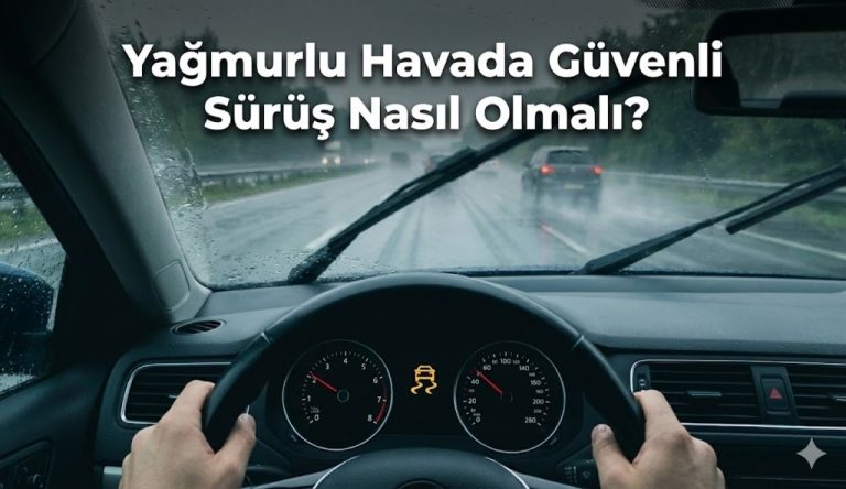 Yağmurlu Havalarda Güvenli Sürüş Yapabilmenin İpuçları suda kizaklama onlem Yağmurlu Havalarda Güvenli Sürüş Yapabilmenin İpuçları