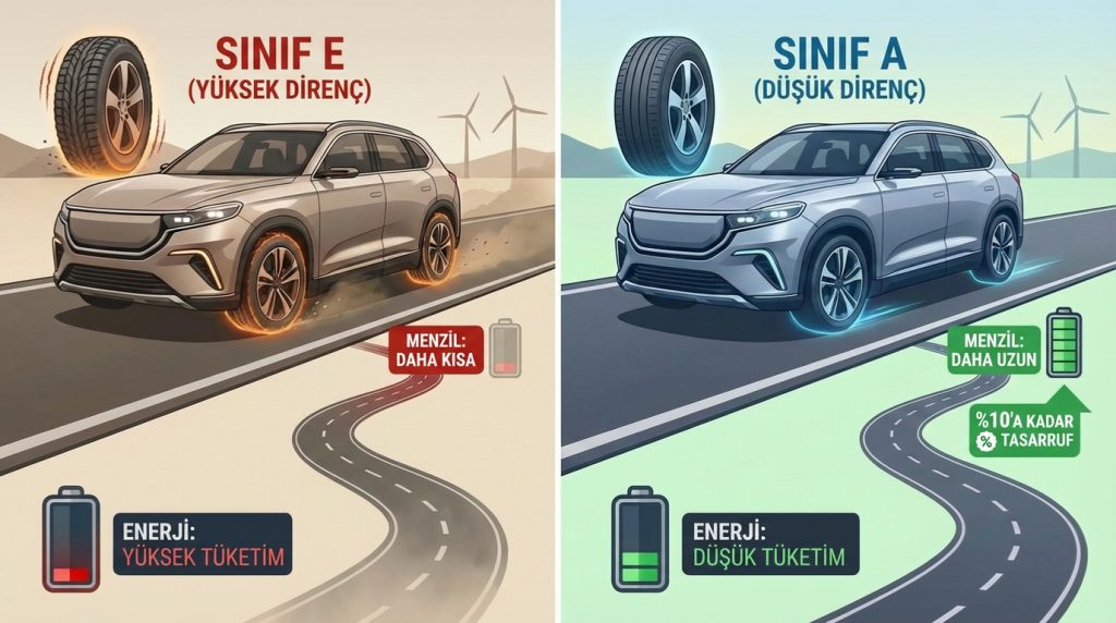 Togg Elektrikli Araçlar İçin Doğru Lastik Seçimi Rehberi togg menzil kapasitesi artirmak icin lastik ssecimi nasil yapilir Togg Elektrikli Araçlar İçin Doğru Lastik Seçimi Rehberi